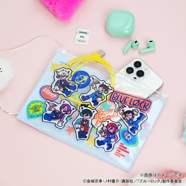 《藍色監獄》_水沢石鹸聯名 拉鍊滑動收納包（追蹤足球星人！）