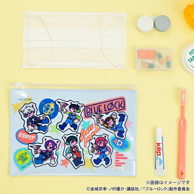 《藍色監獄》_水沢石鹸聯名 拉鍊滑動收納包（追蹤足球星人！）