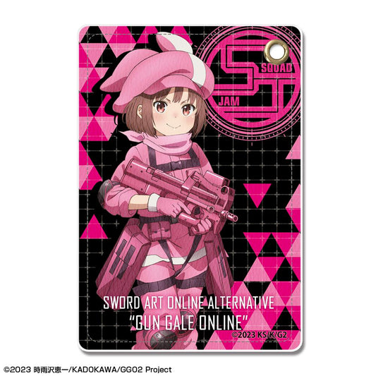 《刀劍神域》外傳 Gun Gale OnlineⅡ_皮革卡套 設計01（蓮）