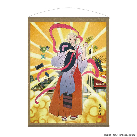 《江戶前精靈》_100cm_新繪插圖 艾爾達 掛毯 御祭神Ver.