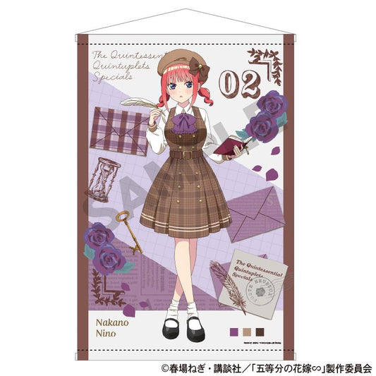 《五等分的新娘》B2掛毯 中野二乃 學院風