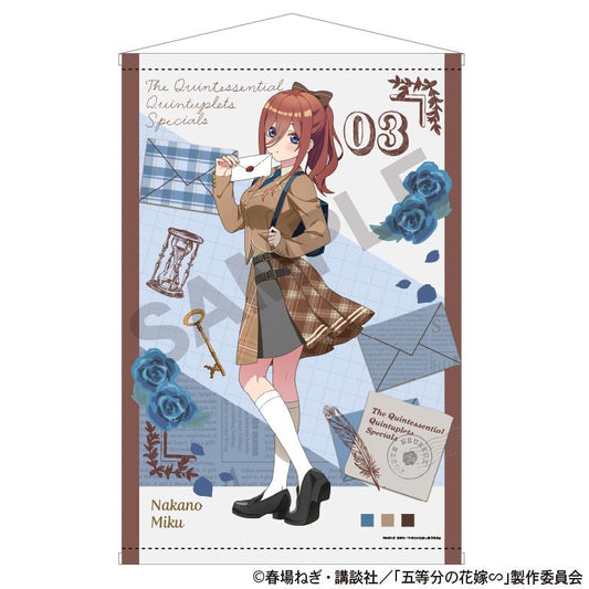 《五等分的新娘》 B2掛毯 中野三玖 學院風