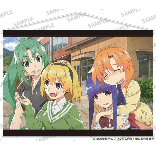 《寒蟬鳴泣之時》業・卒_B2掛毯 蕾娜、魅音、沙都子、梨花