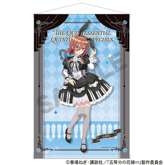 《五等分的新娘》 B2掛毯 中野三玖 黑白兔女郎裙