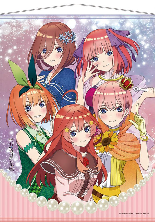 電影《五等分的新娘》新繪B2掛畫 五胞胎集合（塔羅牌ver）