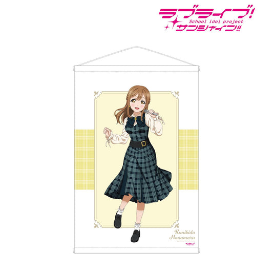 LoveLive! Sunshine!! 繪製版 國木田花丸 格子連衣裙服裝ver. B2掛畫