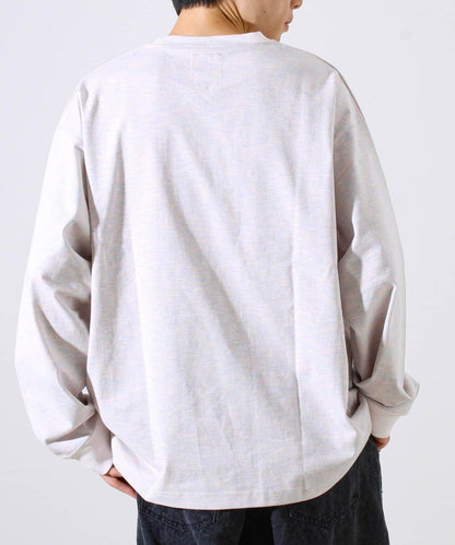 【夏季熱銷款秋季版】【BOY刺繡】內側漸變色平紋針織長袖T恤