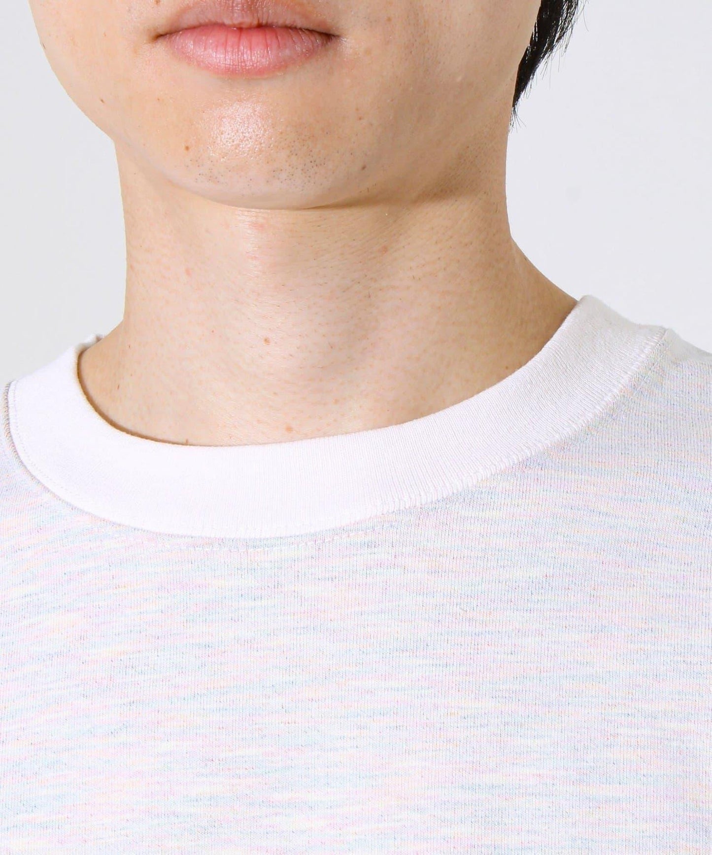 【夏季熱銷款秋季版】【BOY刺繡】內側漸變色平紋針織長袖T恤