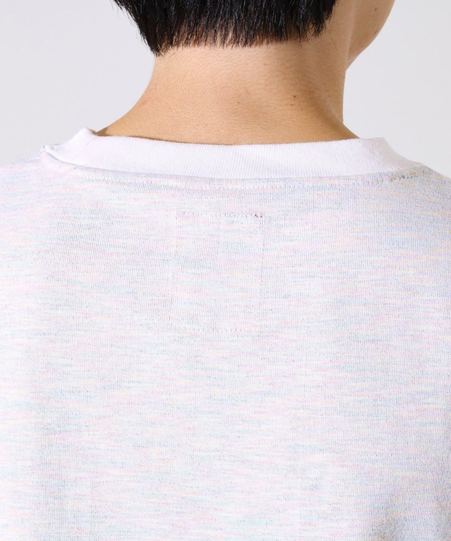 【夏季熱銷款秋季版】【BOY刺繡】內側漸變色平紋針織長袖T恤