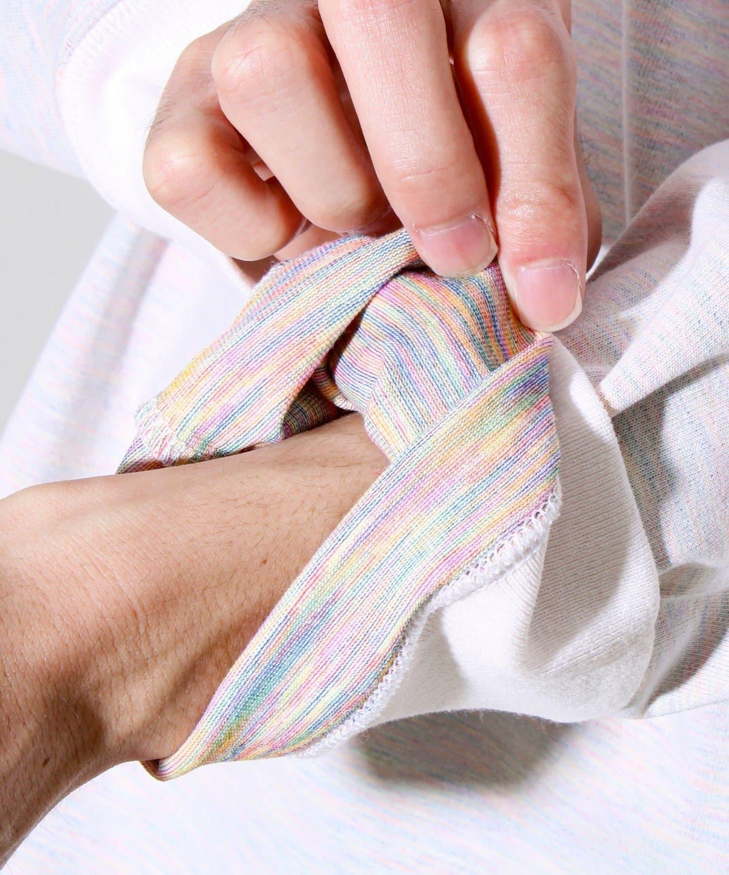 【夏季熱銷款秋季版】【BOY刺繡】內側漸變色平紋針織長袖T恤