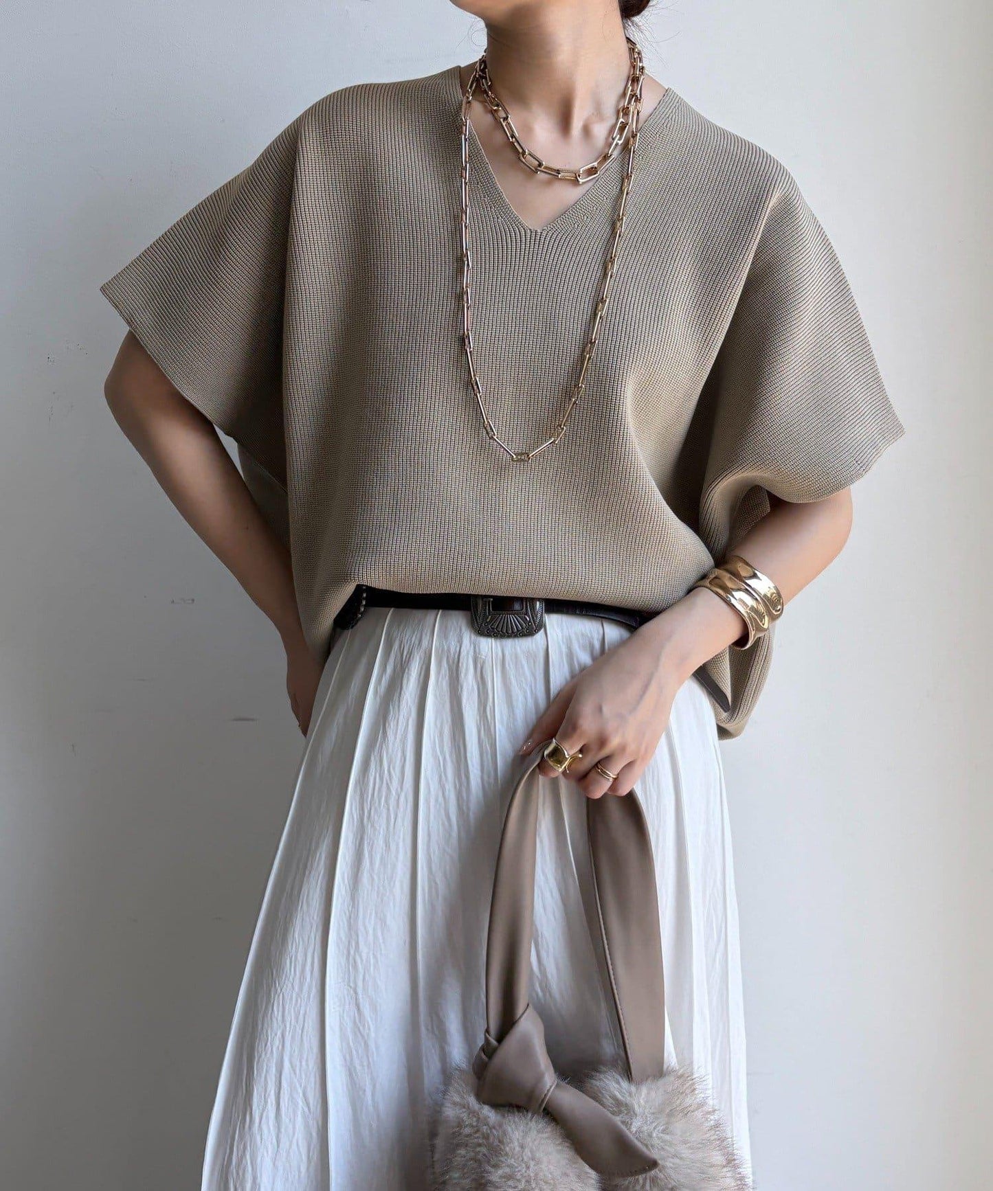 彈力單羅紋背心