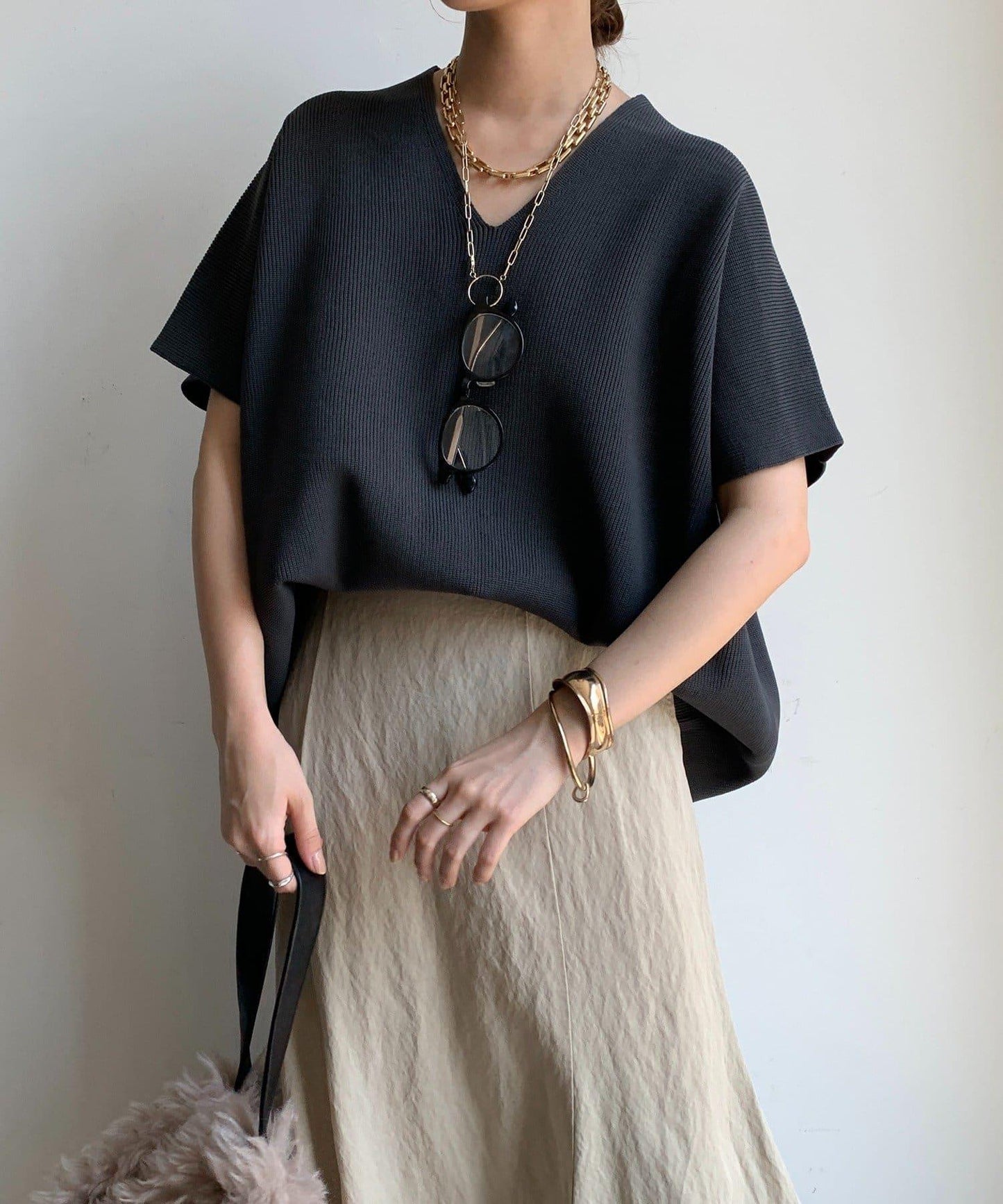 彈力單羅紋背心