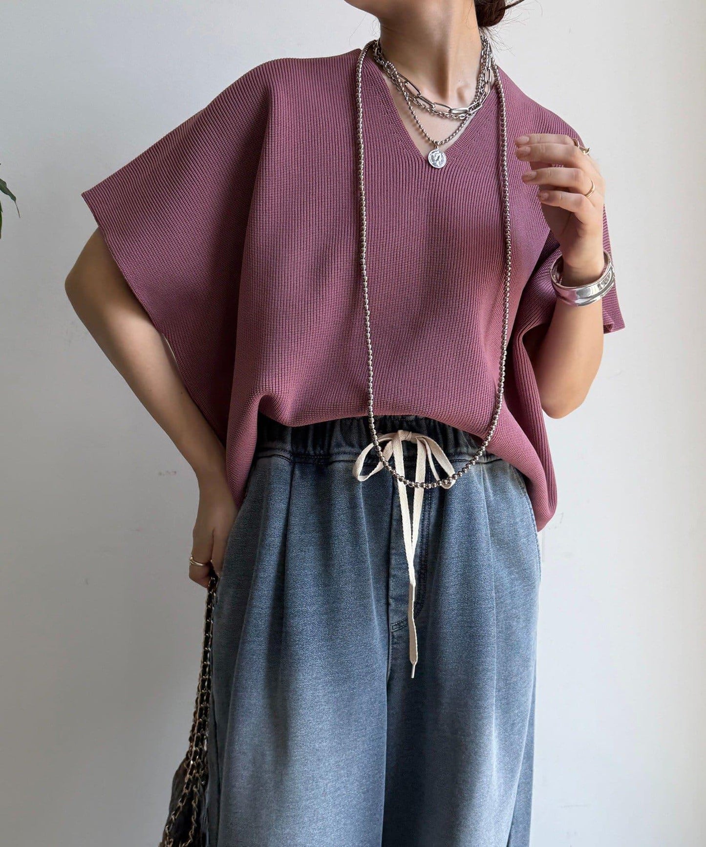 彈力單羅紋背心