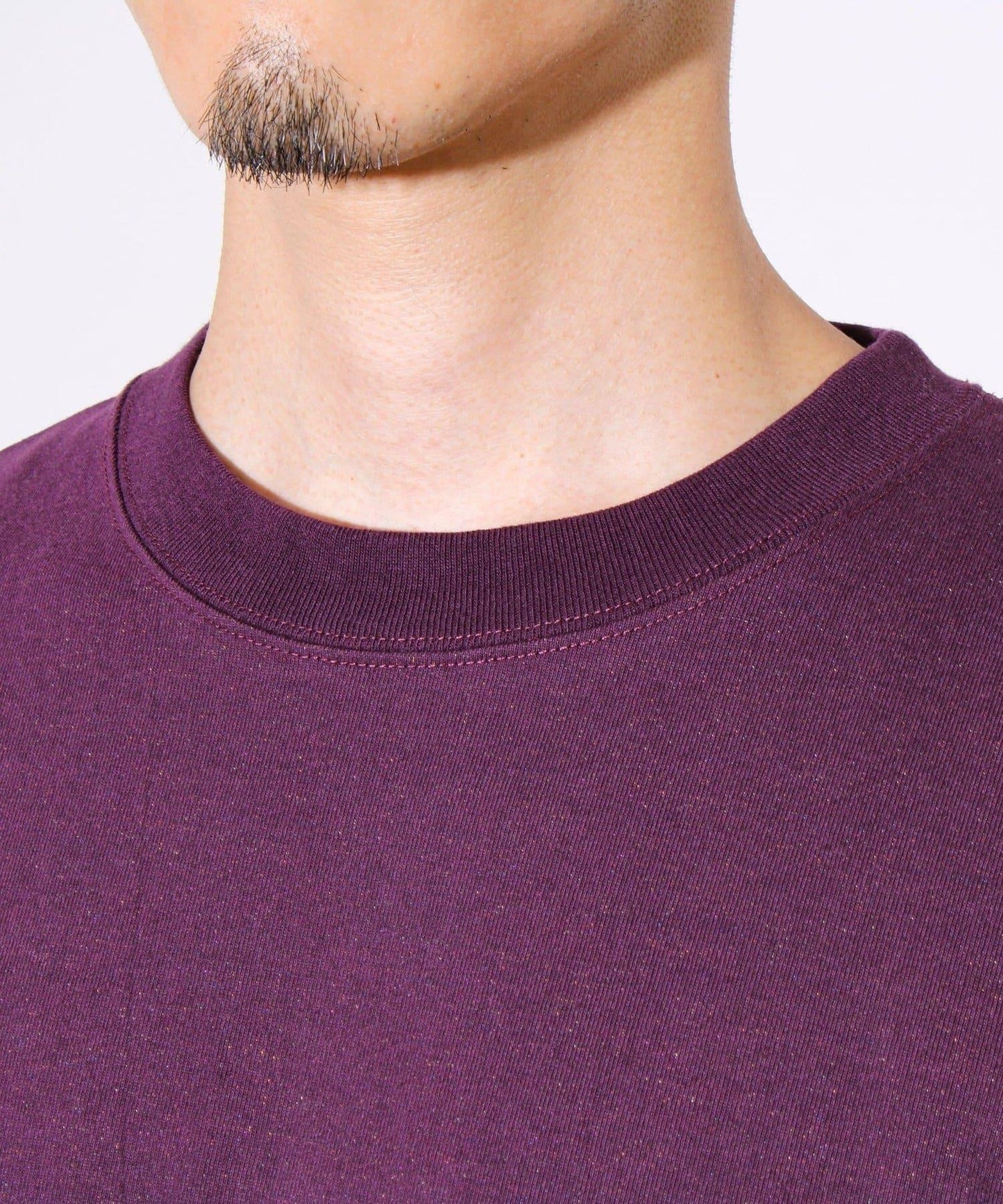 【夏季熱銷款秋季版】【BOY刺繡】內側漸變色平紋針織長袖T恤