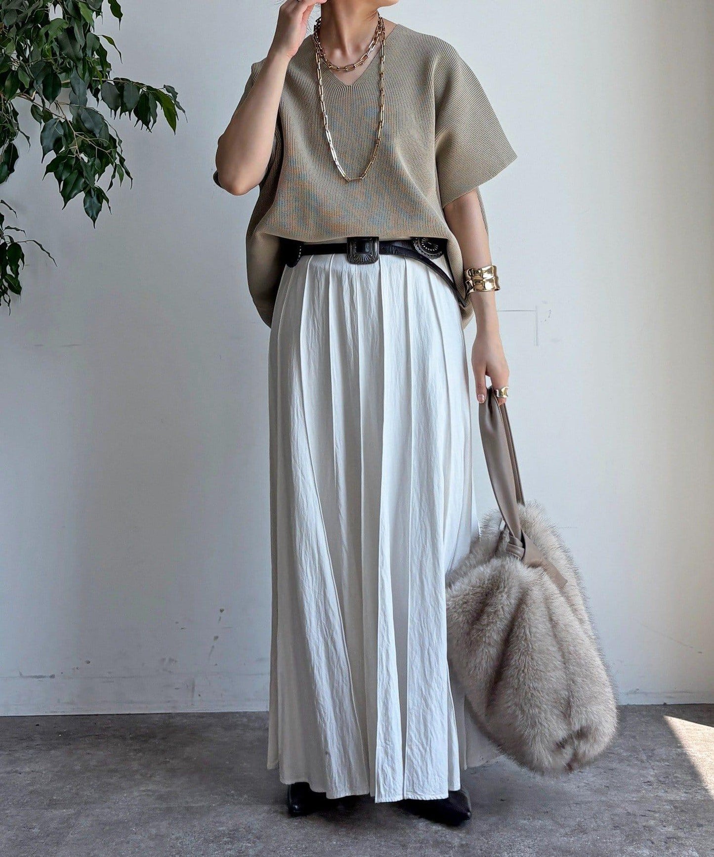 彈力單羅紋背心