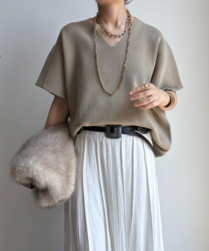 彈力單羅紋背心