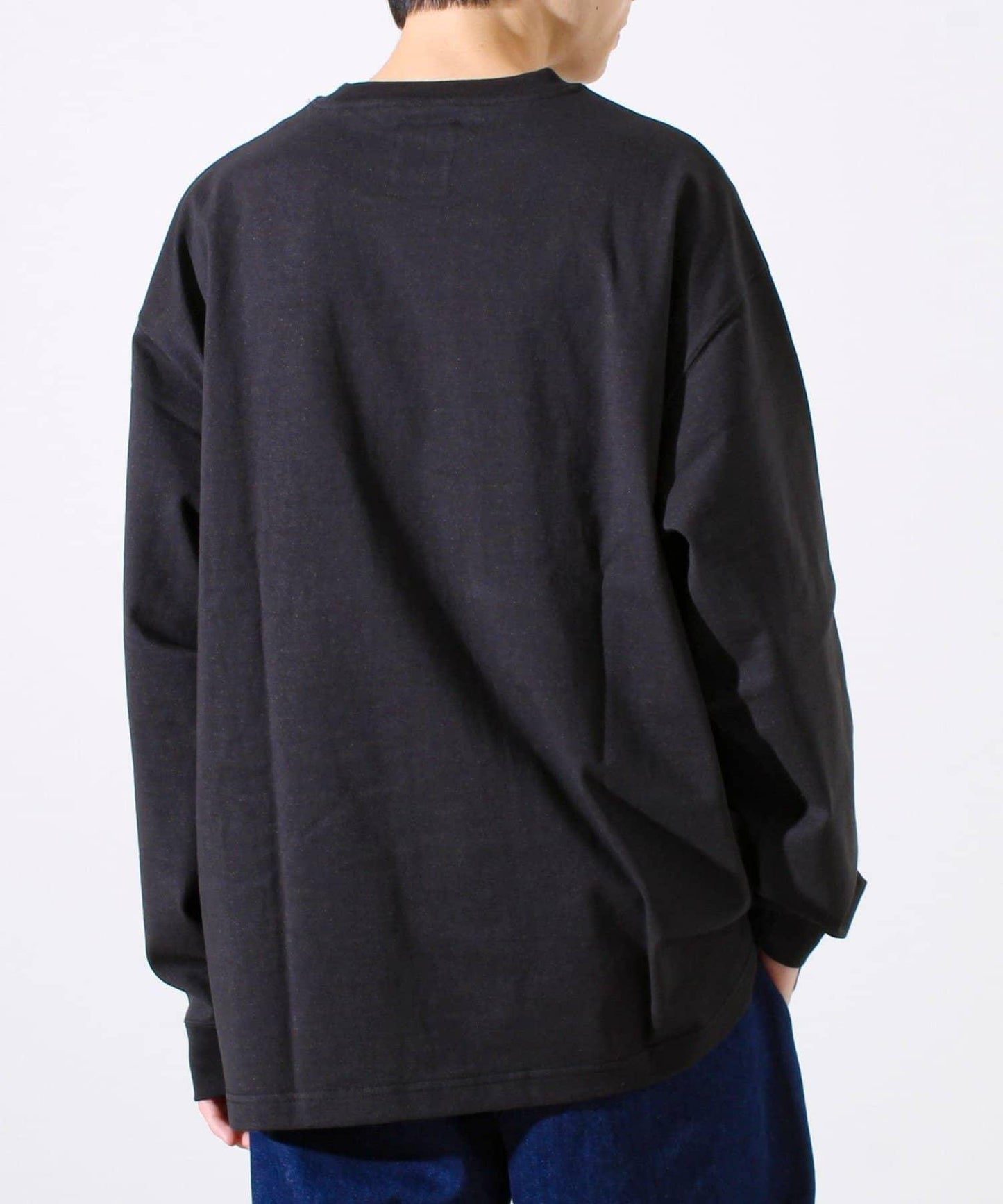 【夏季熱銷款秋季版】【BOY刺繡】內側漸變色平紋針織長袖T恤