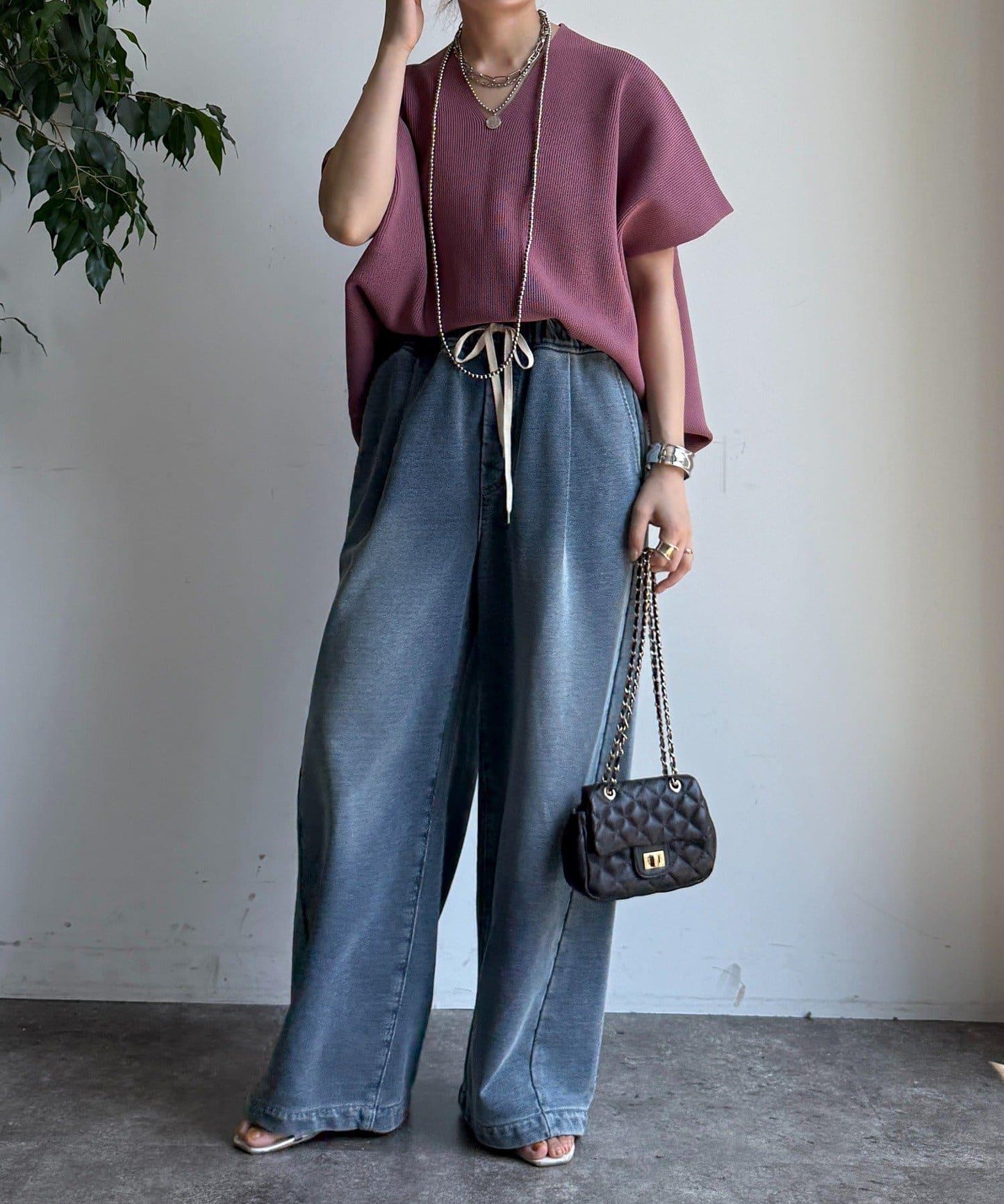 彈力單羅紋背心