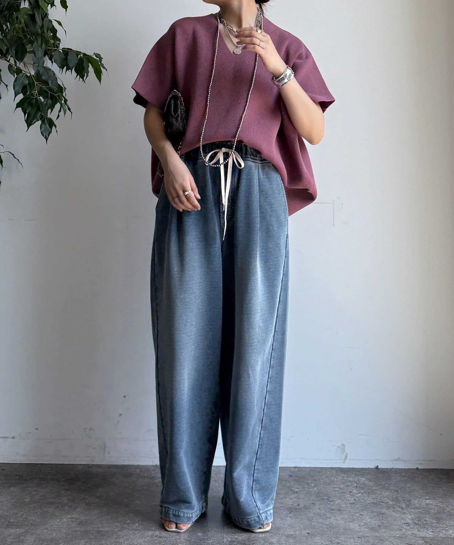 彈力單羅紋背心