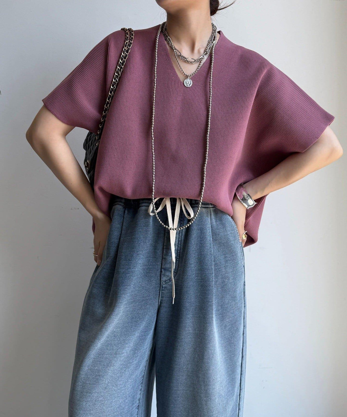 彈力單羅紋背心