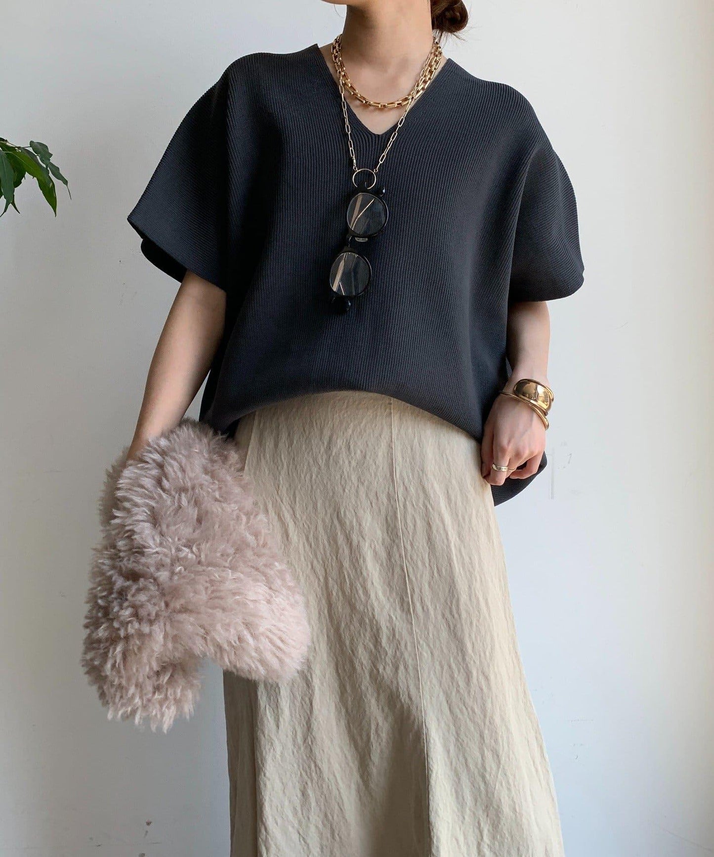 彈力單羅紋背心