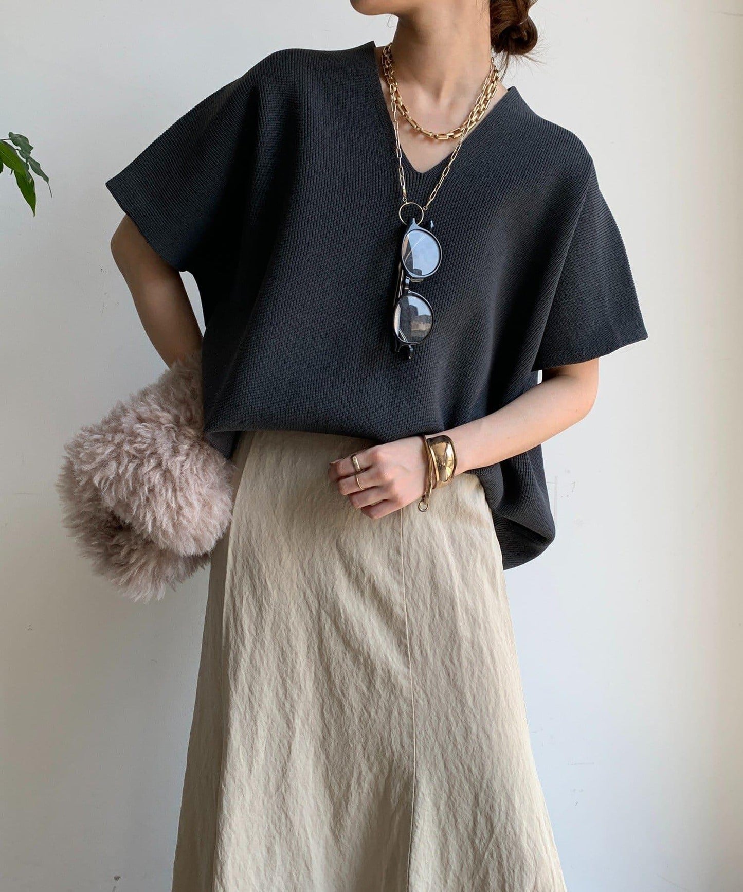 彈力單羅紋背心