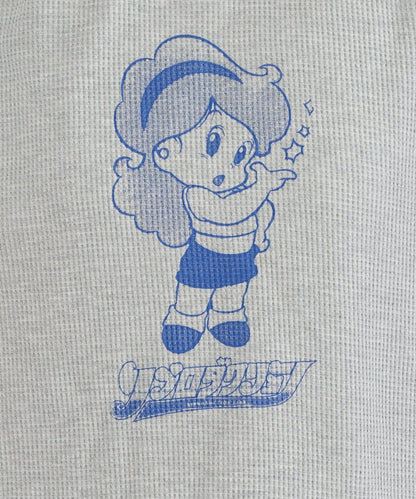 【RePRODUCTION LABEL / リプロダクションレーベル】漸變色圓領保暖長袖T恤