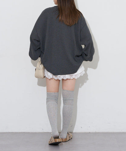 【RePRODUCTION LABEL / リプロダクションレーベル】漸變色圓領保暖長袖T恤