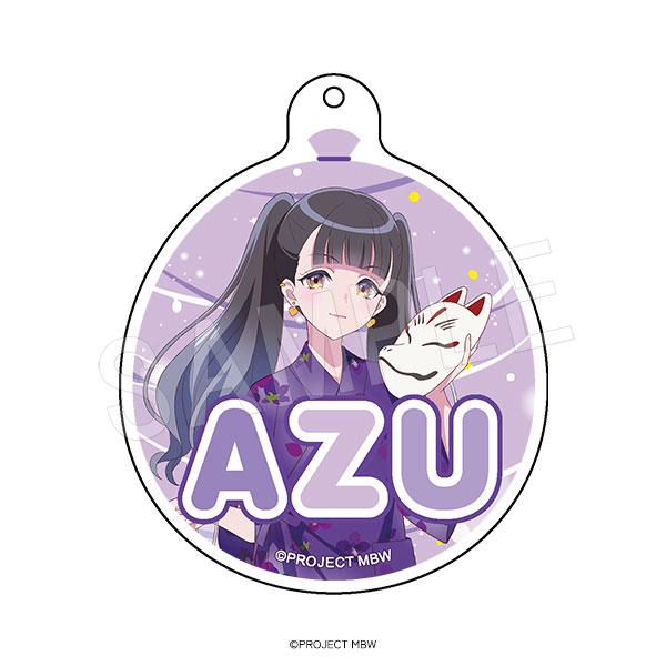 前橋魔女_姓名亞克力鑰匙扣 夏日祭典款 新裡梓