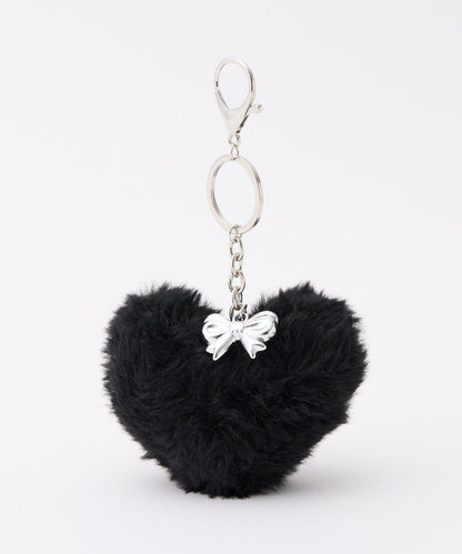 毛絨愛心掛飾