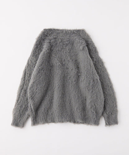 【PremiumOrder】波浪紋仿毛皮長款上衣