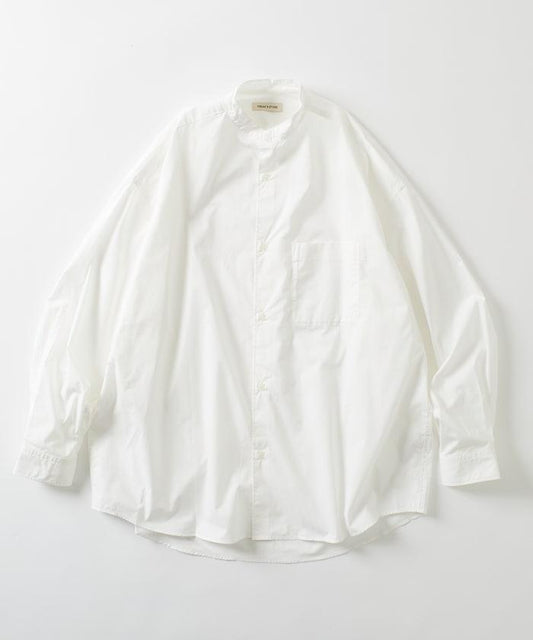 寬鬆版型立領襯衫