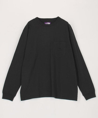 8盎司戶外長袖口袋T恤