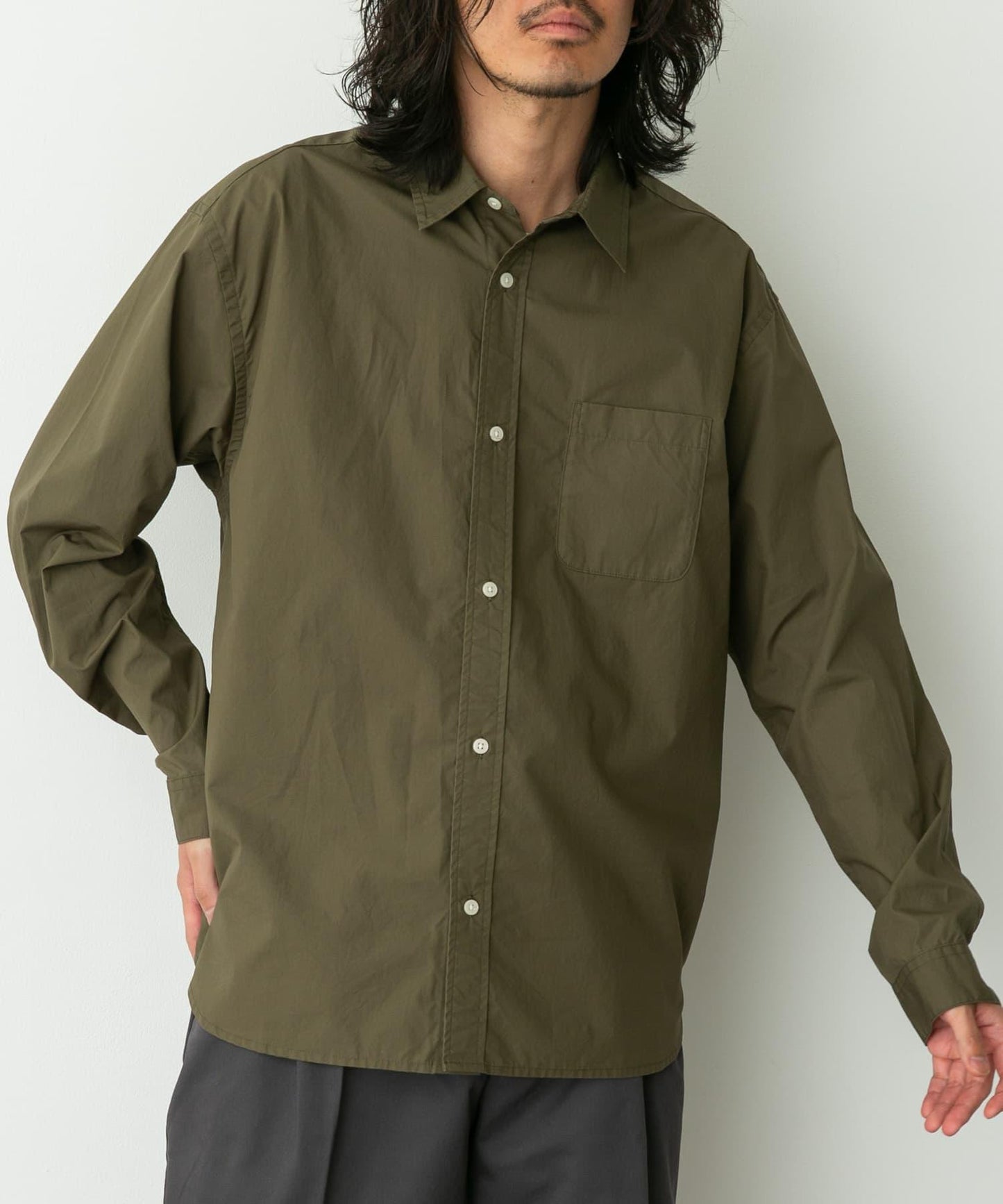 高密度府綢常規襯衫