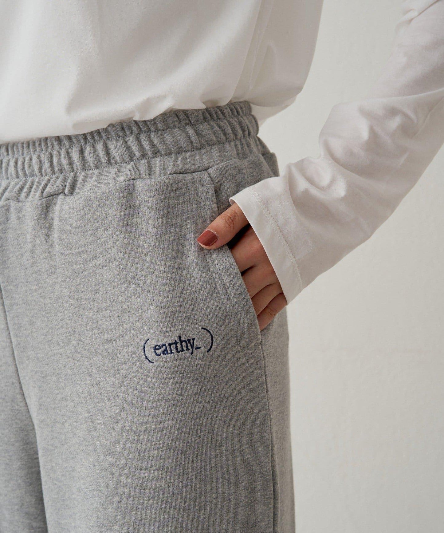 【earthy_】衛衣寬鬆休閒長褲