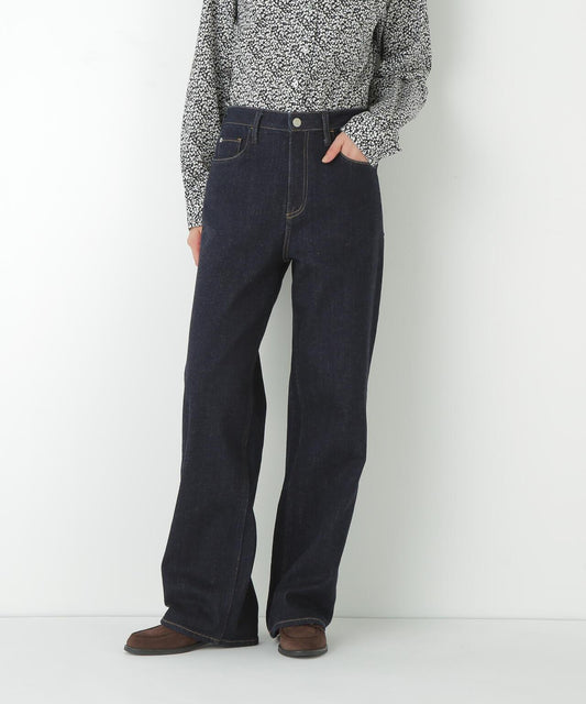 【Healthy Denim聯名】牛仔半寬鬆褲