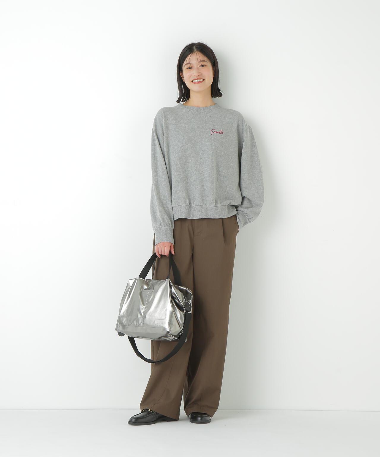 鏈式刺繡標誌衛衣