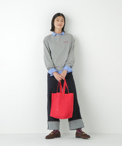 鏈式刺繡標誌衛衣