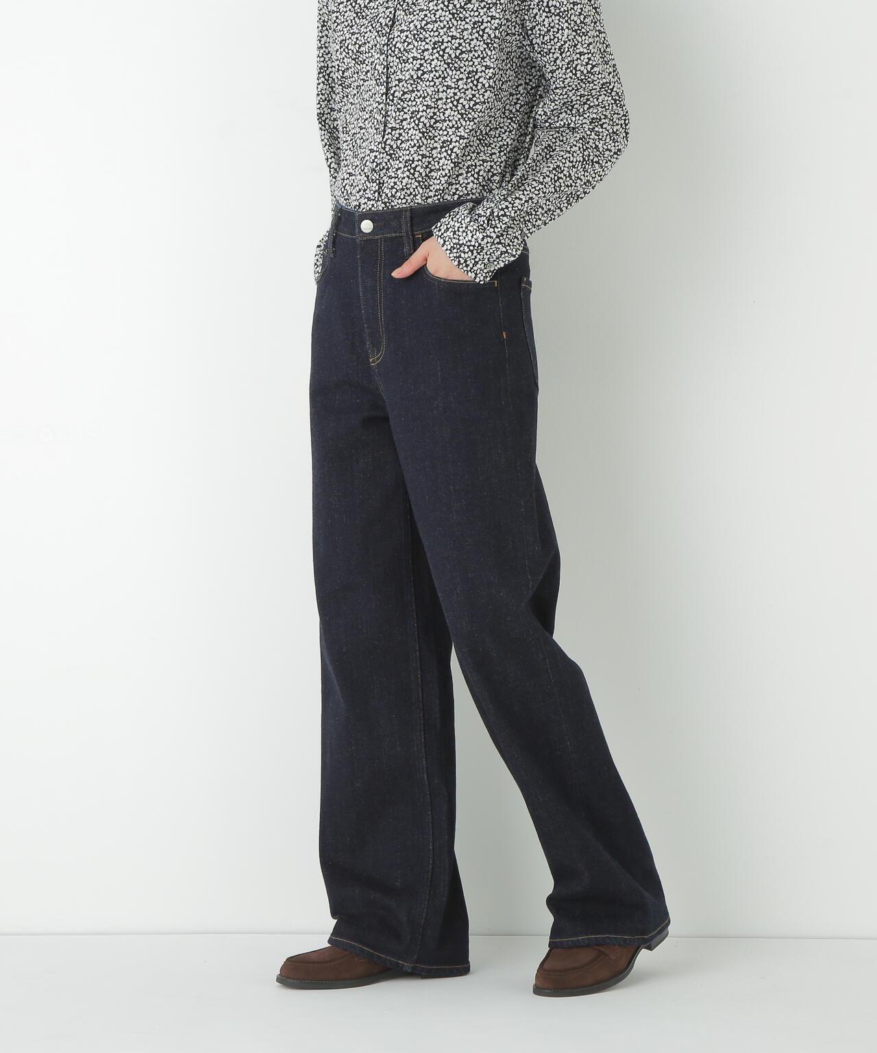 【Healthy Denim聯名】牛仔半寬鬆褲