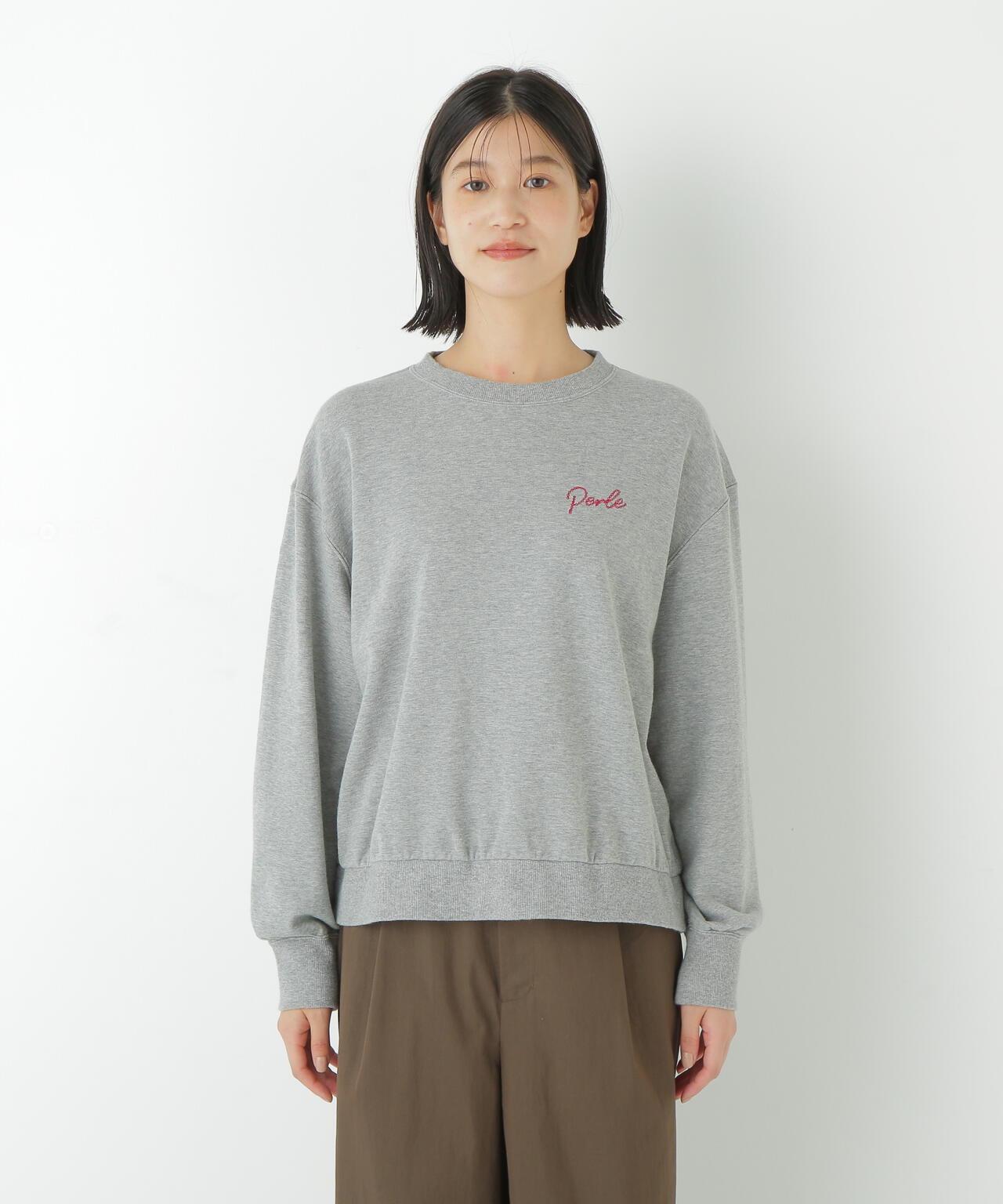 鏈式刺繡標誌衛衣