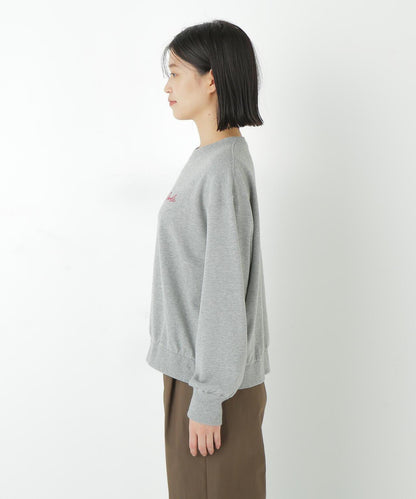 鏈式刺繡標誌衛衣
