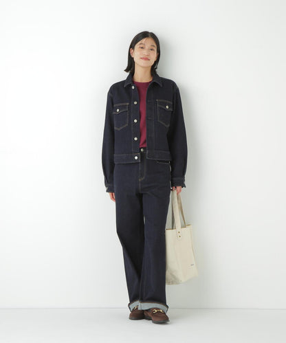 【Healthy Denim聯名】牛仔半寬鬆褲