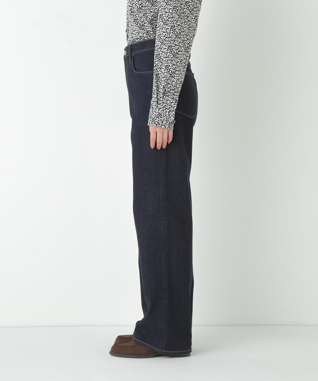 【Healthy Denim聯名】牛仔半寬鬆褲