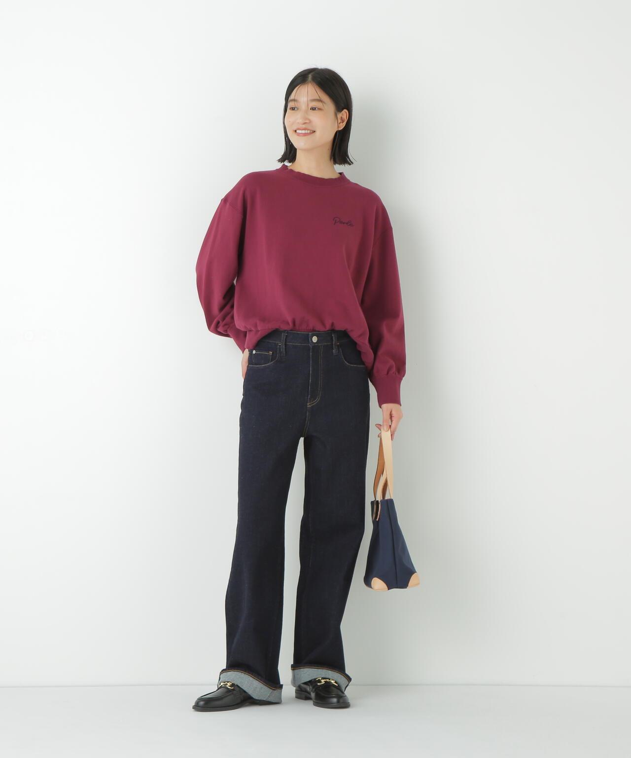 鏈式刺繡標誌衛衣
