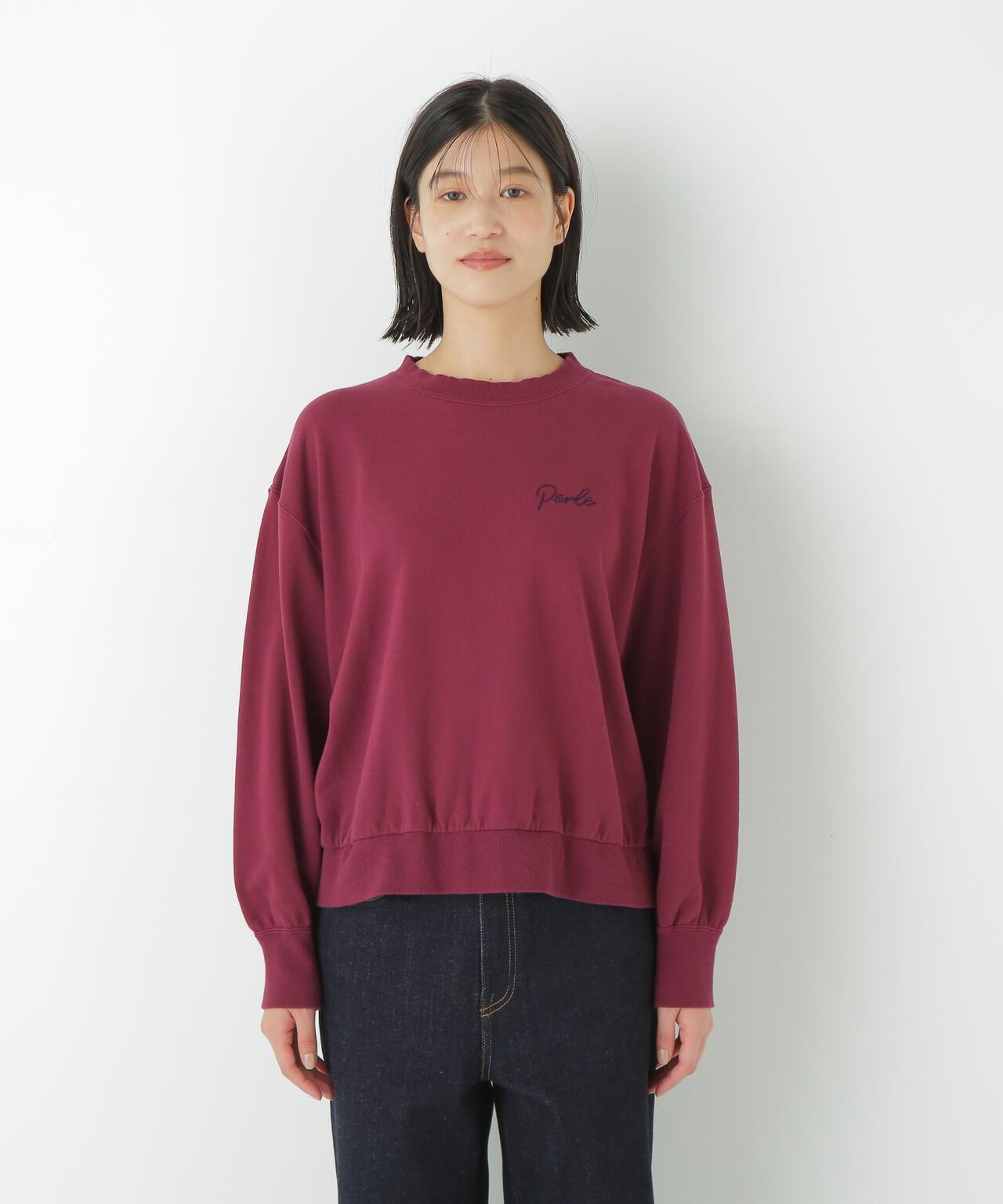 鏈式刺繡標誌衛衣