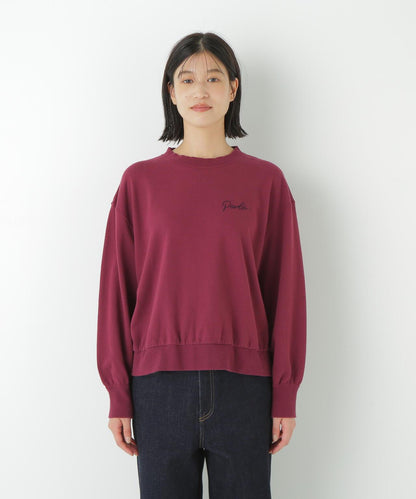 鏈式刺繡標誌衛衣