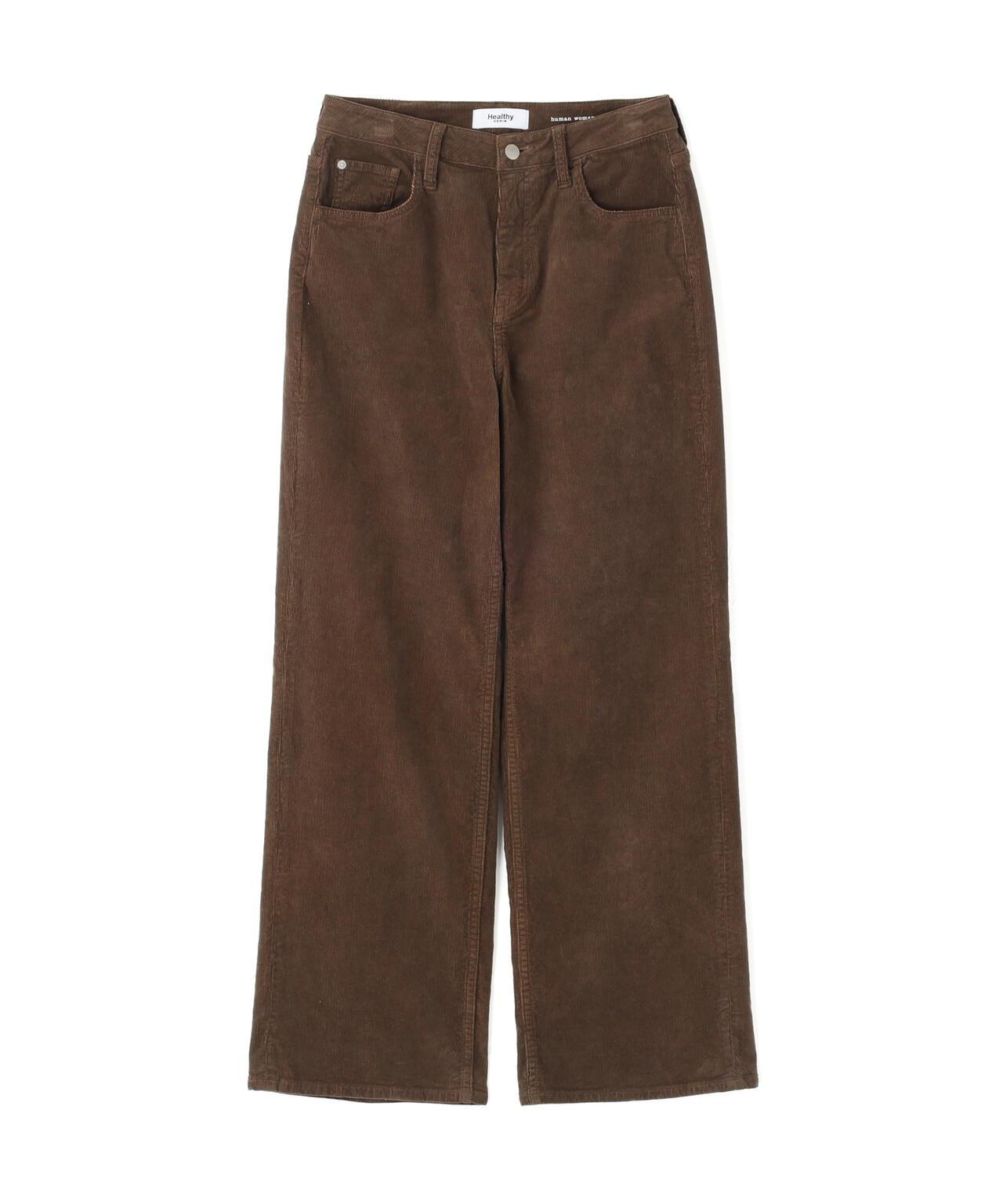 【Healthy Denim聯名】燈芯絨半寬鬆褲
