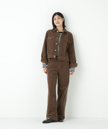 【Healthy Denim聯名】燈芯絨半寬鬆褲