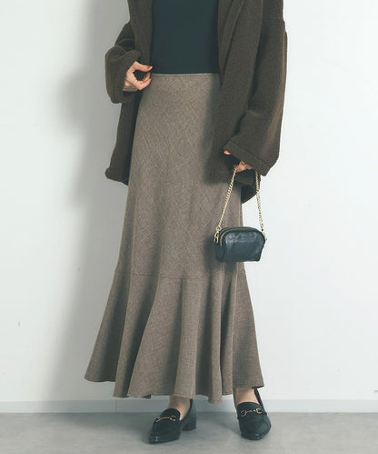 【有小個子尺碼・美麗剪裁】後開衩美人魚長裙