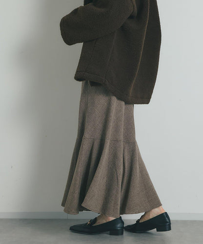 【有小個子尺碼・美麗剪裁】後開衩美人魚長裙